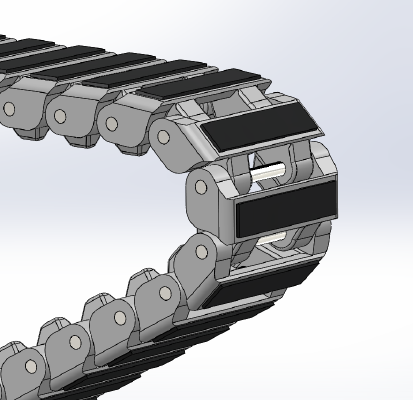 Robust Tank Tracks, Pads, Sprockets | 3d print model