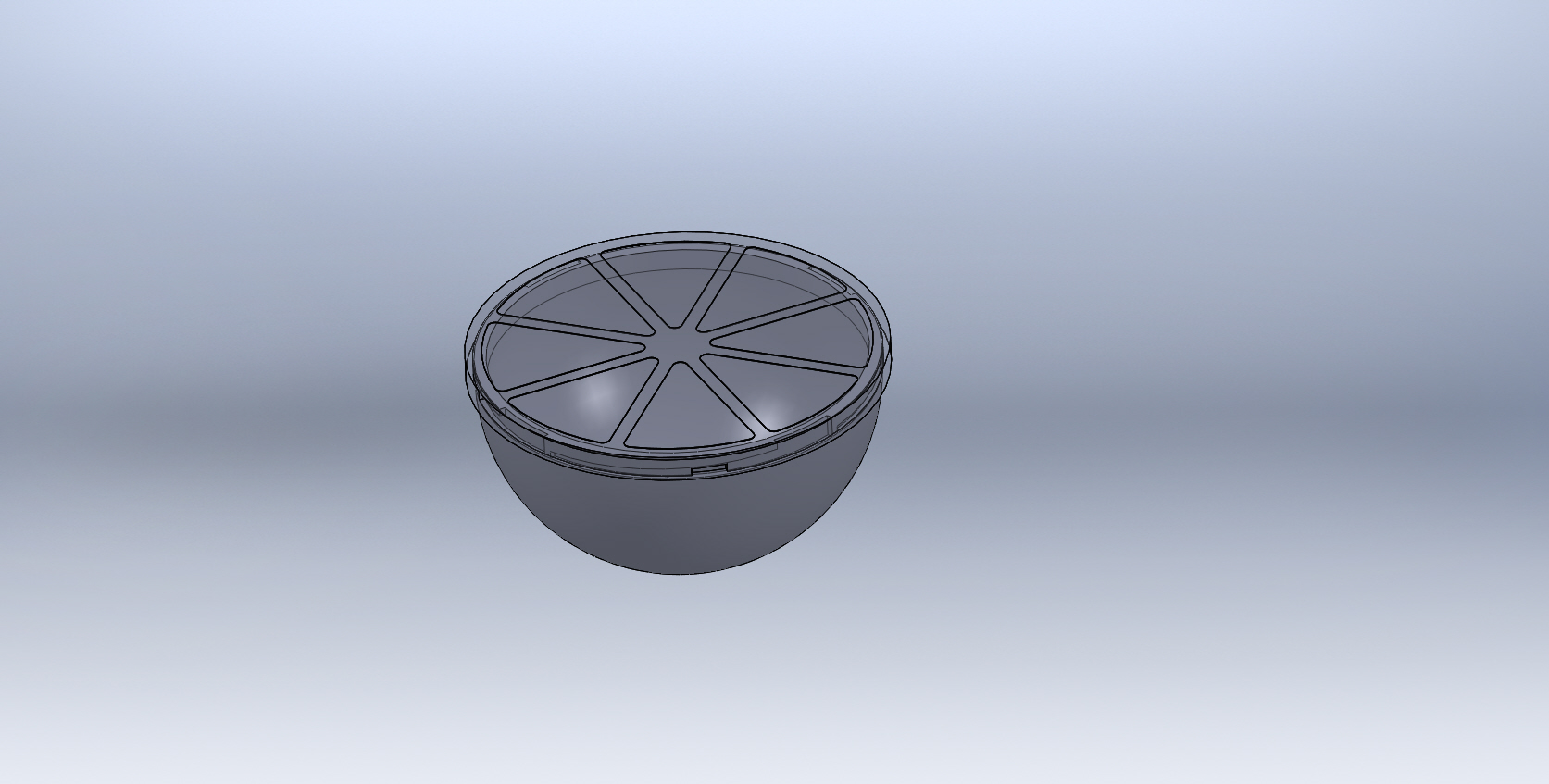 Grapefruit Container
