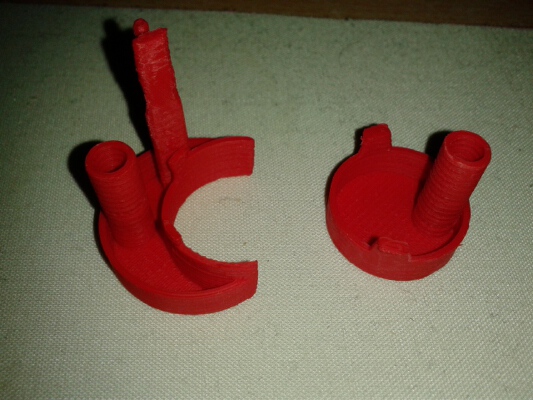 Button WC 3 and 6 liters | 3d print model