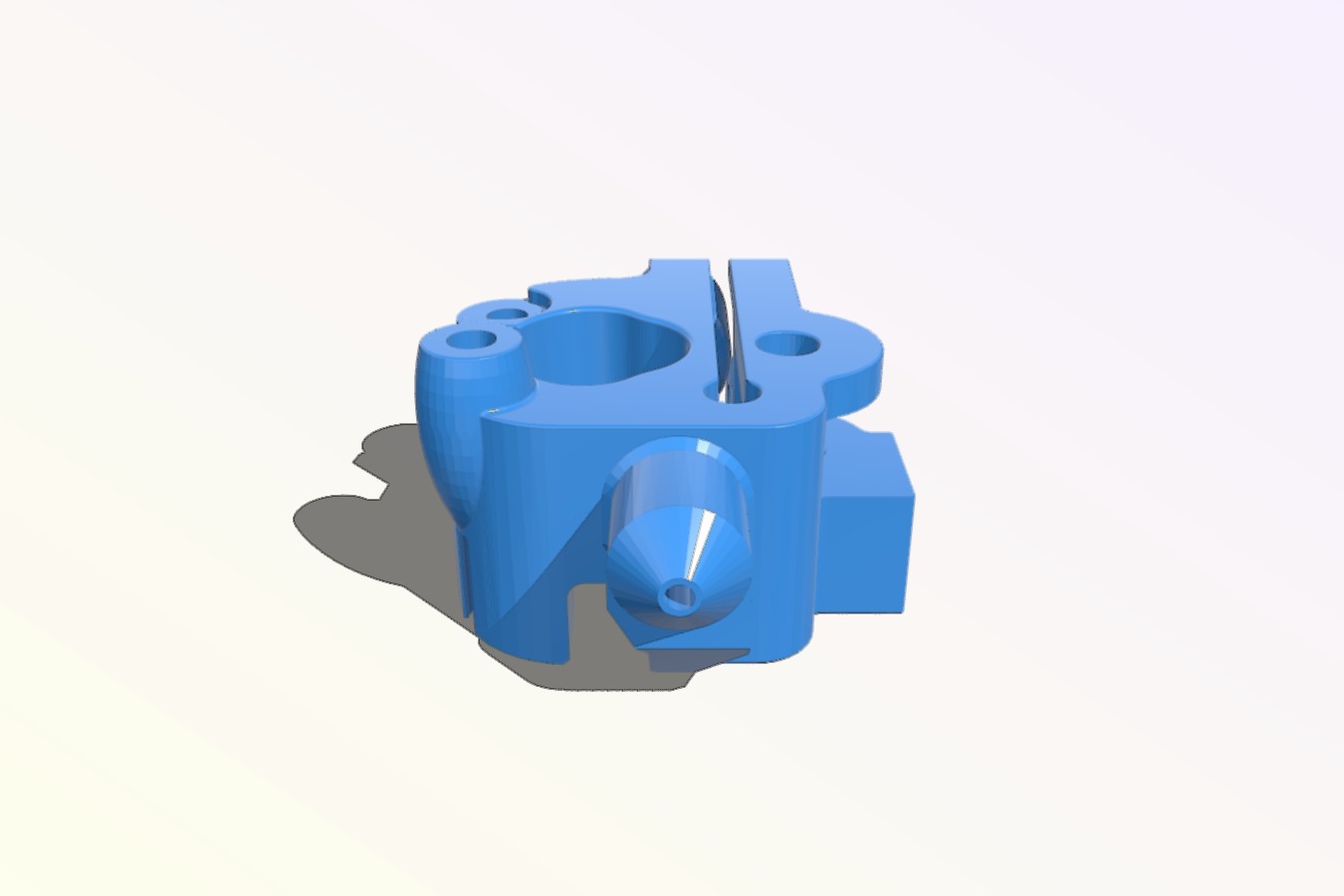 Makergear M2 V4 hotend Extruder tightened up throat for Flexible materials