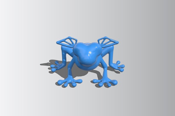 Frog with wings | 3d print model