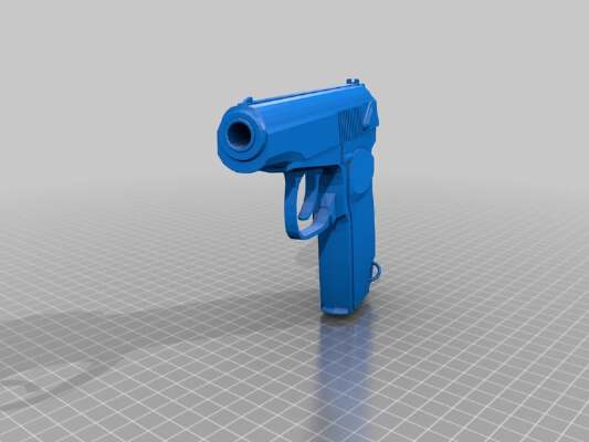 Makarov PM Pistol (Replica) | 3d print model