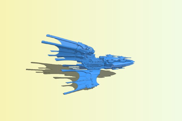 Voidstalker Battleship | 3d print model