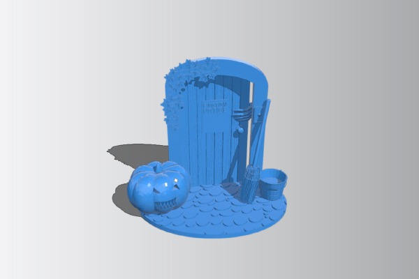 The hallowen goal door | 3d print model