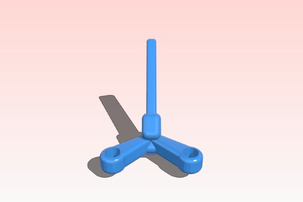 3DPOWER Antenna mount for TBS CROSSFIRE XF-Race Antenna MODE 3 GHOST | 3d print model