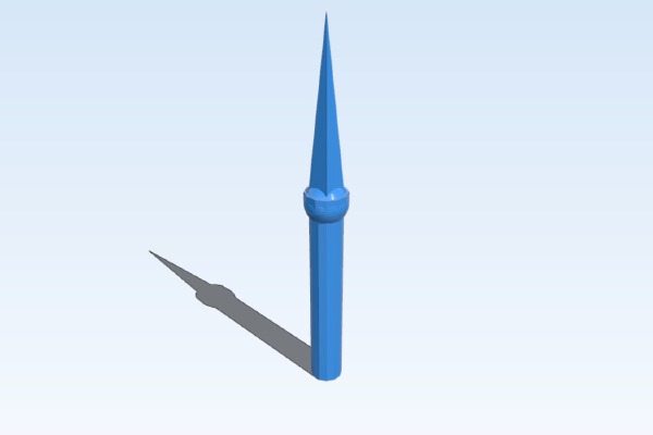 Simple Dagger_Awl_Dibber | 3d print model