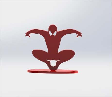 Spiderman 2D | 3d print model