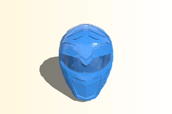 White Ranger Helmet - Mighty Morphin Power Rangers | 3d print model