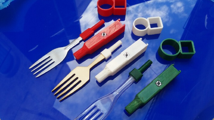 La Buona Forchetta - Miniaturized rotating fork for Parkinson's | 3d print model