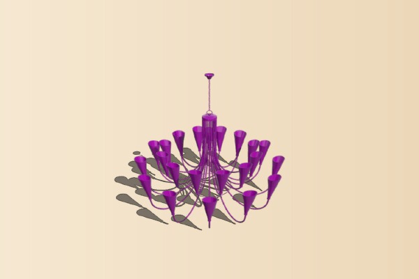 Decorative chandelier set | 3d print model