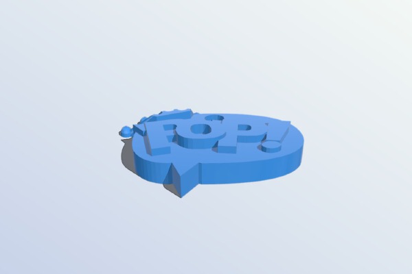 Pop Keychain | 3d print model