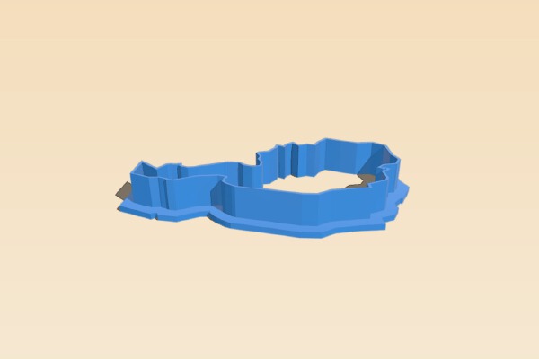 Austria Cookie Cutter | 3d print model