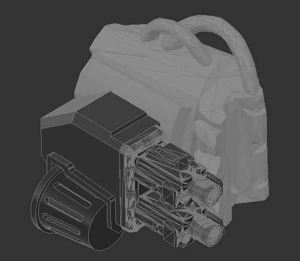 Wrist mounted Twin linked guns for Dominion Crusader Mk3