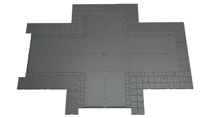 Wargame Terrain: Street Set | 3d print model