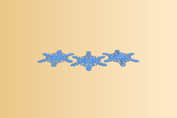 3D Snowflake Ornament: Version 2 | 3d print model