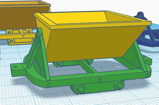 Dump car On30 scale