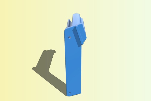 UP! wide 1KG Spool bracket | 3d print model