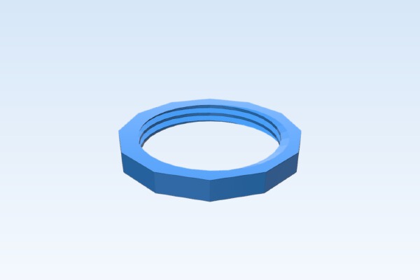 28mm arcade button nut | 3d print model