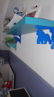 estanterias de animales shelf bracket | 3d print model