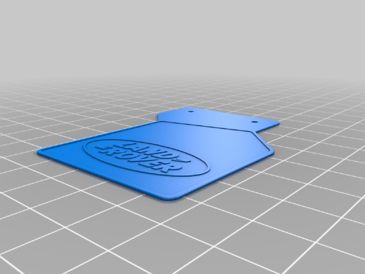 Rover Logo Splash Guards _ Mud Flaps for 3D sets Landy | 3d print model