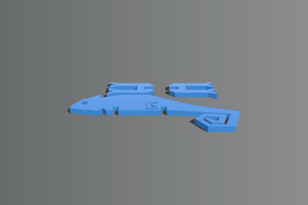 Simple Animals 16 - Chameleone | 3d print model