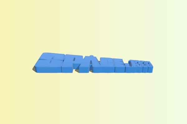 This is from the 1970's Space 1999 TV show logo | 3d print model