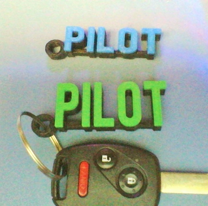 Simple Honda Pilot Keychain