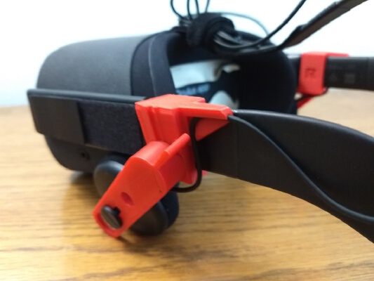 Oculus Quest: Pivotrack Headphone Mount | 3d print model