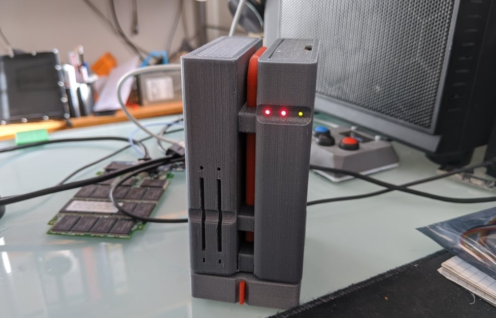 Improved Sharp x68000 Raspberry Pi 4 Case