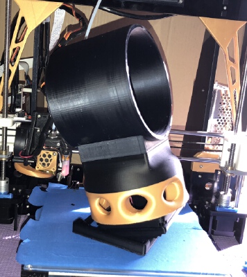 bladeless fan 80mm | 3d print model