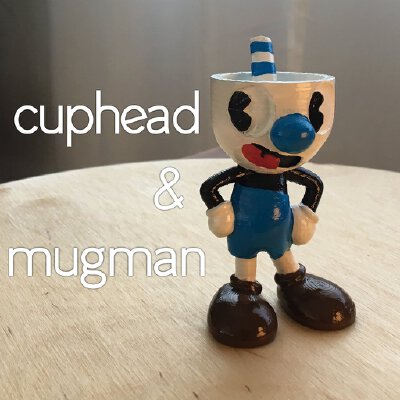 Cuphead And Mugman! | 3d print model