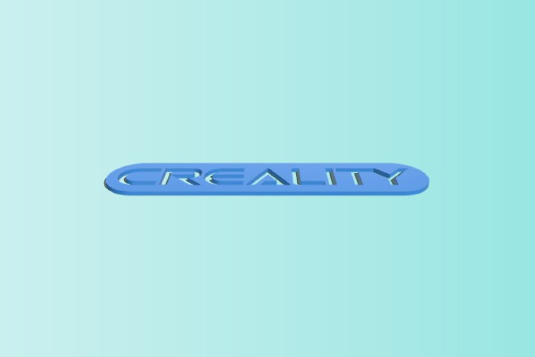 Creality Logo Plate | 3d print model