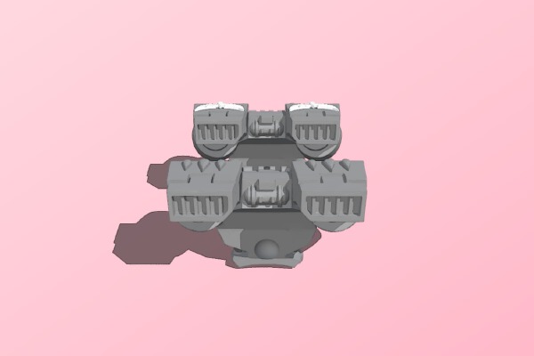 Bloody Angel Jetpacks with mounting hole | 3d print model