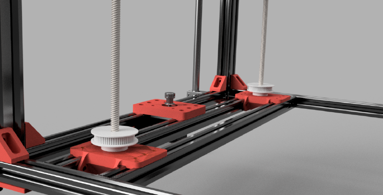 D-bot Belted 3 screw z | 3d print model