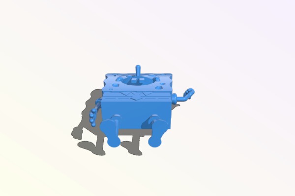 SpongeBob SquarePants Keychain | 3d print model