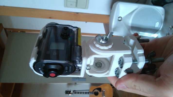 Sony action Cam Support - Mount | 3d print model