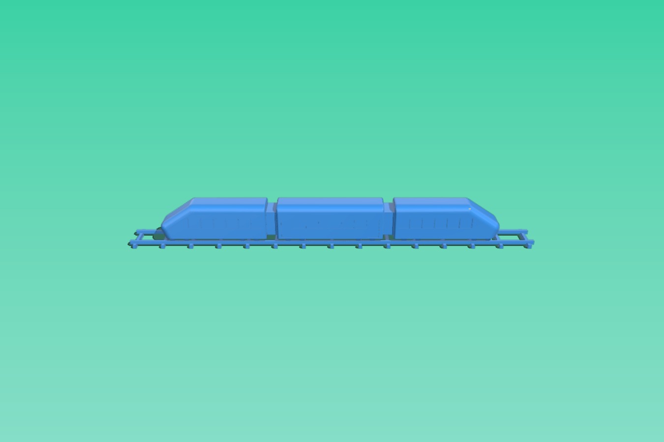 small simple train model