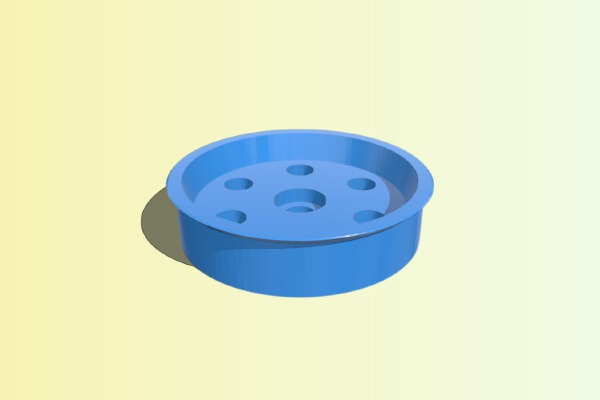 Test Upload Half-Wheel | 3d print model