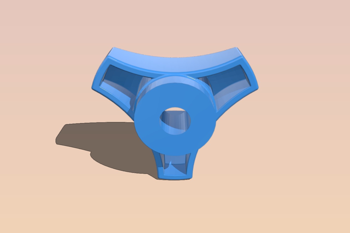 Replacement M6 Thumb wheel in style of Thule kayak rack