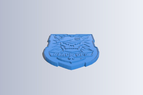 Call Of Duty Black OPS Wappen | 3d print model
