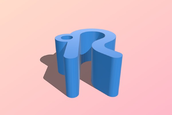 Parametric Filament Clip | 3d print model