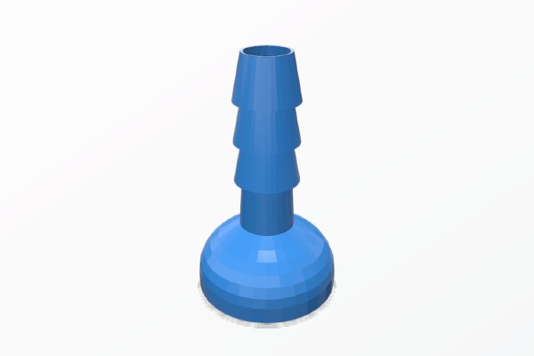 Foreskin Restoration Inflatable Adapter | 3d print model