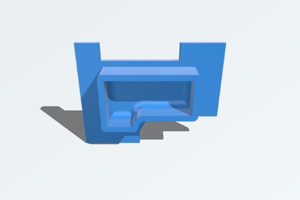 Ryobi BT3000 Table Saw Front and Rear Rail End Caps | 3d print model