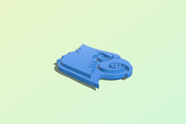 University of Louisville Cardinal Logo | 3d print model
