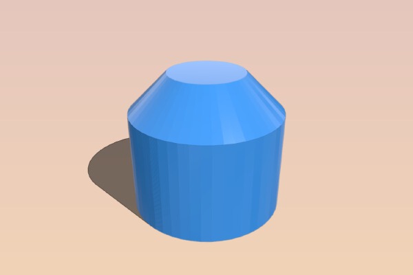 Toilet Bolt Cap | 3d print model