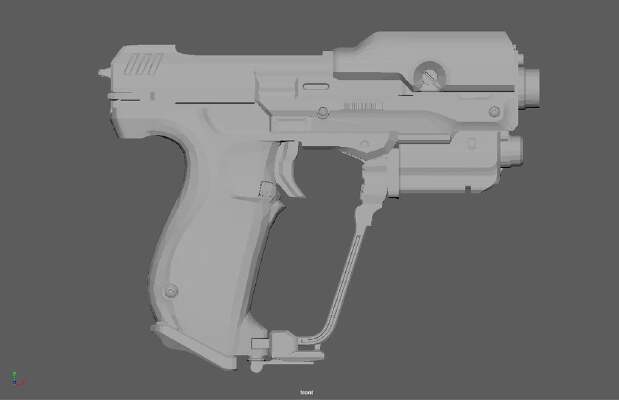 UNSC Magnum [Halo 5] | 3d print model