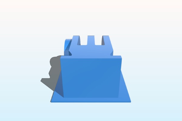GoPro Hotshoe Mount | 3d print model
