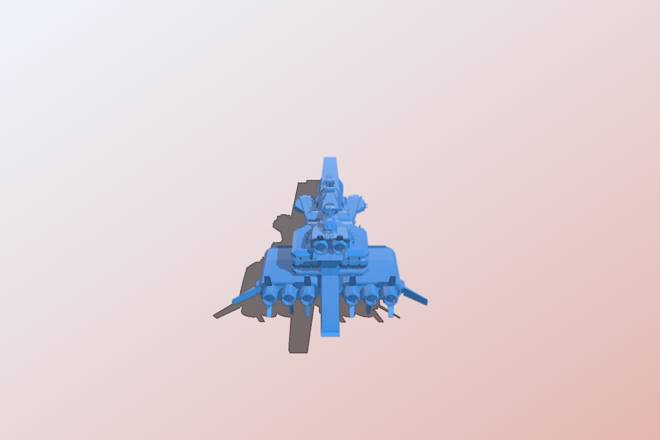 Gundam Ra Cailum Battleship Unsliced