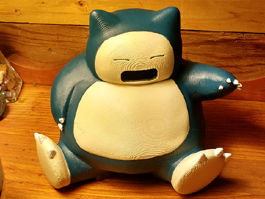 Snorlax - Coin Bank | 3d print model