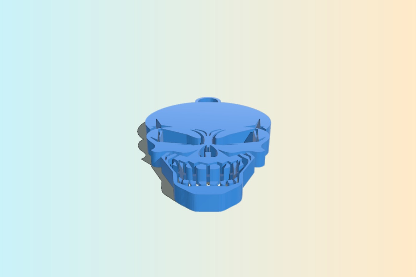Skull keyring – keychain